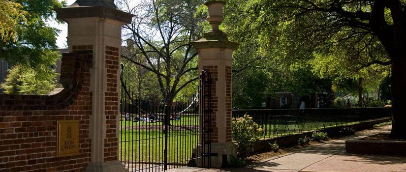 Gates in front of the Horseshoe