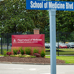 VA entrance sign
