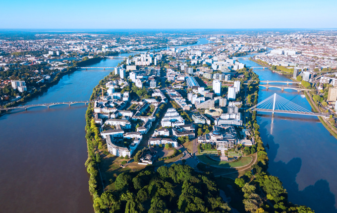 city of Nantes, France