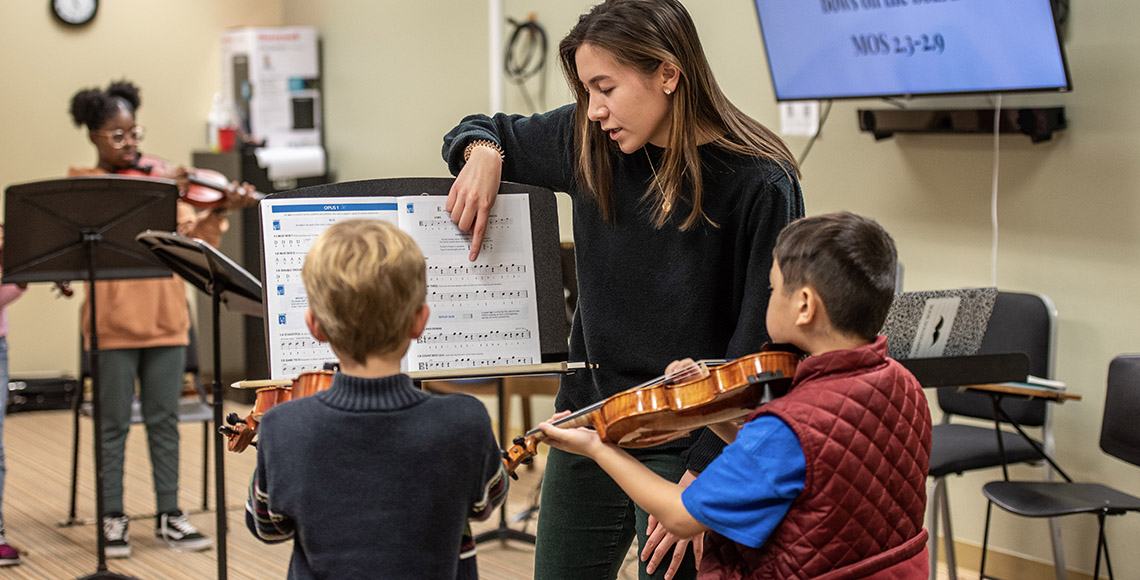 USC String Project student