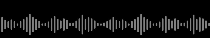 Audio waveform