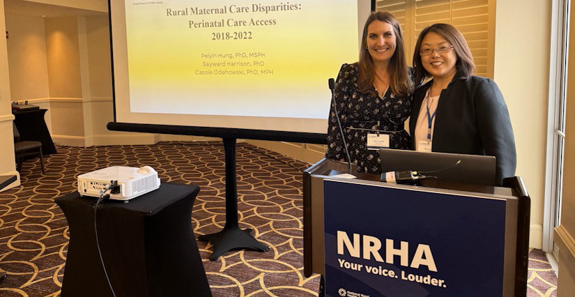 Peiyin Hung (right) and Sayward Harrison at NRHA