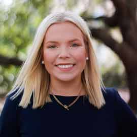 A headshot of Student Body President Issy Rushton 